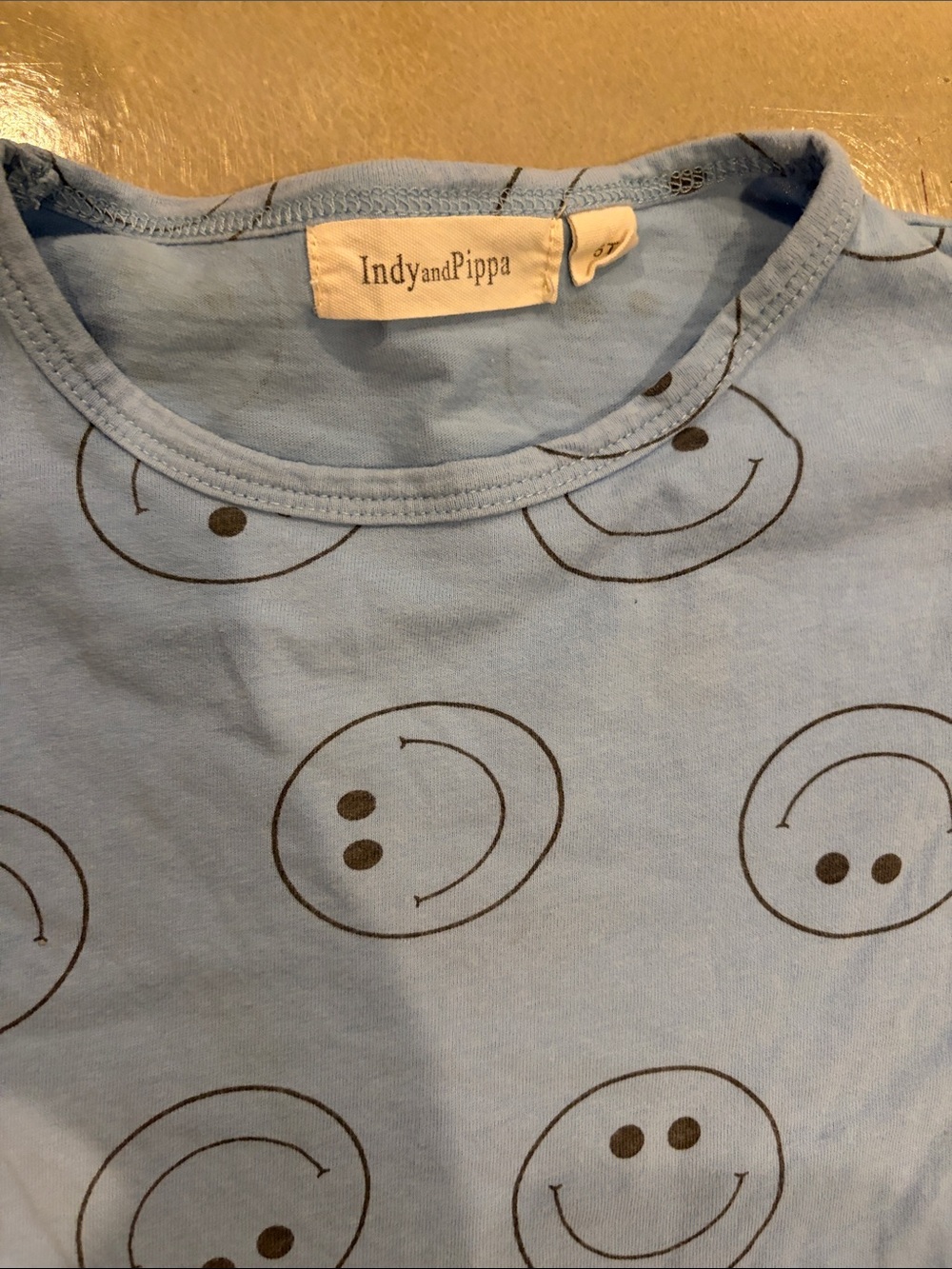 Kids Light Blue Smiley I&P Set - Picture 3 of 3